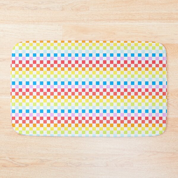 Item preview, Rainbow checkered pattern designed and sold by muffinstandd.