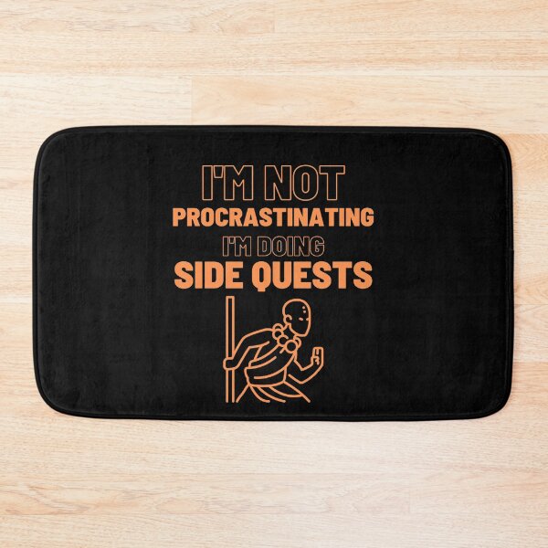 Item preview, I'm Not Procrastinating I'm doing Side Quest (monk) designed and sold by Quineveer Alice.