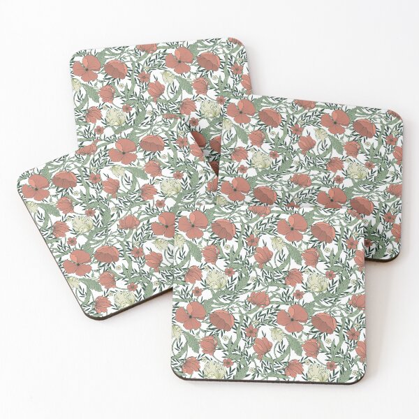 Item preview, Calmness and Roses, Seamless Pastel Colors Flowers designed and sold by digoarpi.