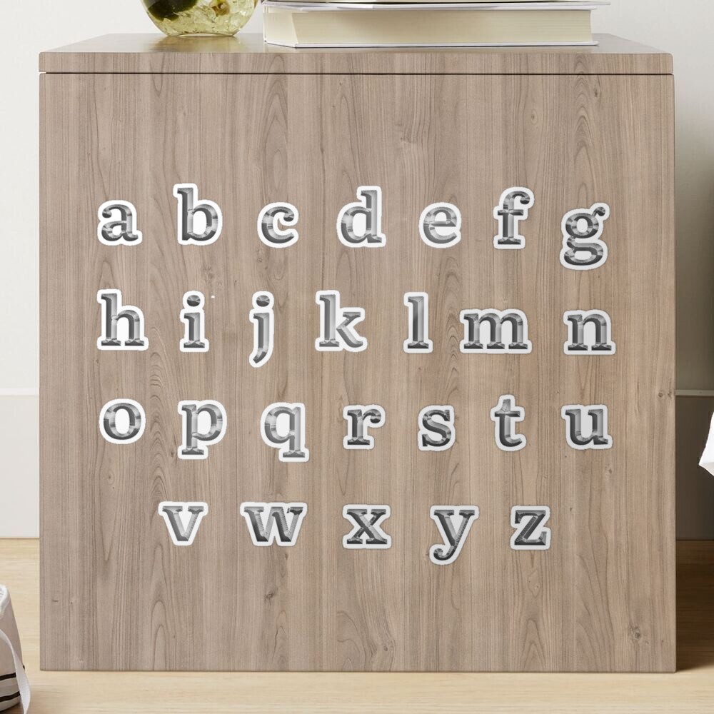 Alphabet Wall Decal - Lower Case Letters –
