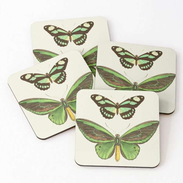 Item preview, Green Butterflies designed and sold by LeAllureVintage.