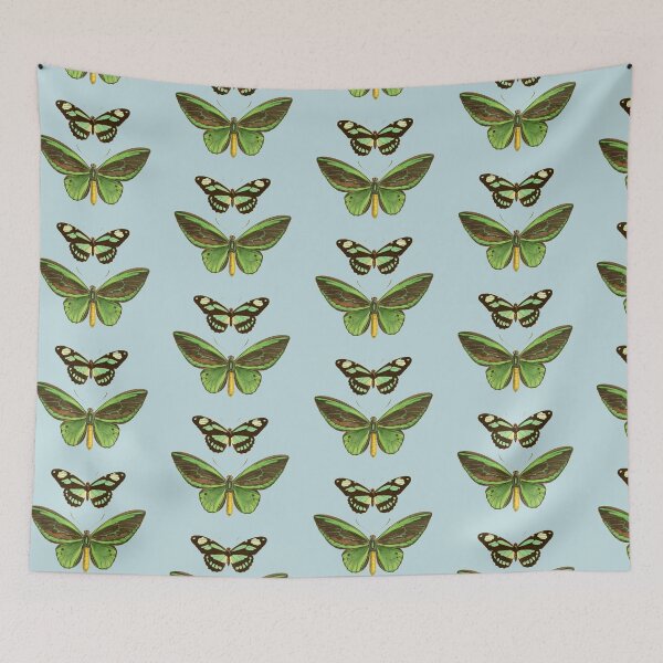 Item preview, Green Butterflies designed and sold by LeAllureVintage.