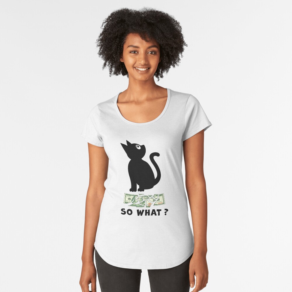 Item preview, Premium Scoop T-Shirt designed and sold by Catinorbit.