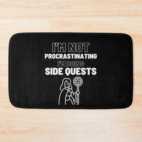 Item preview, I'm Not Procrastinating I'm doing Side Quest (priest / healer) designed and sold by Quineveer Alice.