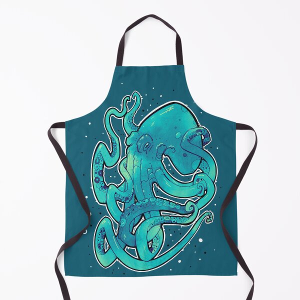 Artikelvorschau, Aqua Octopus Kraken Tintenfisch entworfen und verkauft von weilertsen.