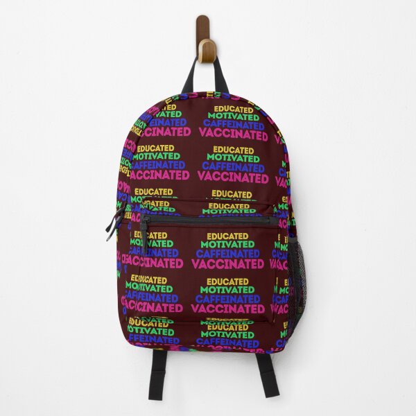 Item preview, Educated, Motivated, Caffeinated, Vaccinated. designed and sold by iconatastic.