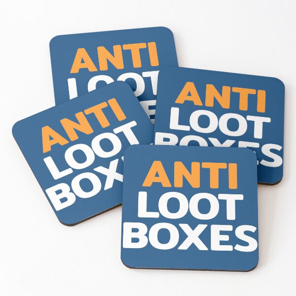 Item preview, Anti Loot Boxes Gamer Quote designed and sold by RRiDesigns.