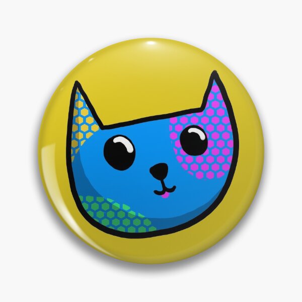 Item preview, Cara de gato azul designed and sold by evilflea.