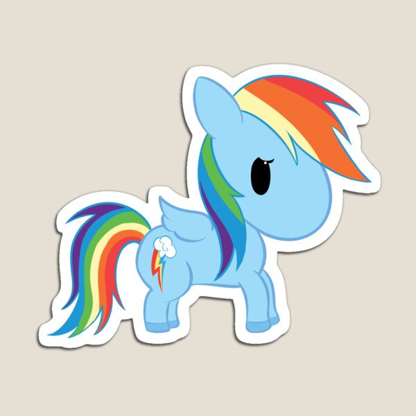 Chibi Rainbowdash Magnet