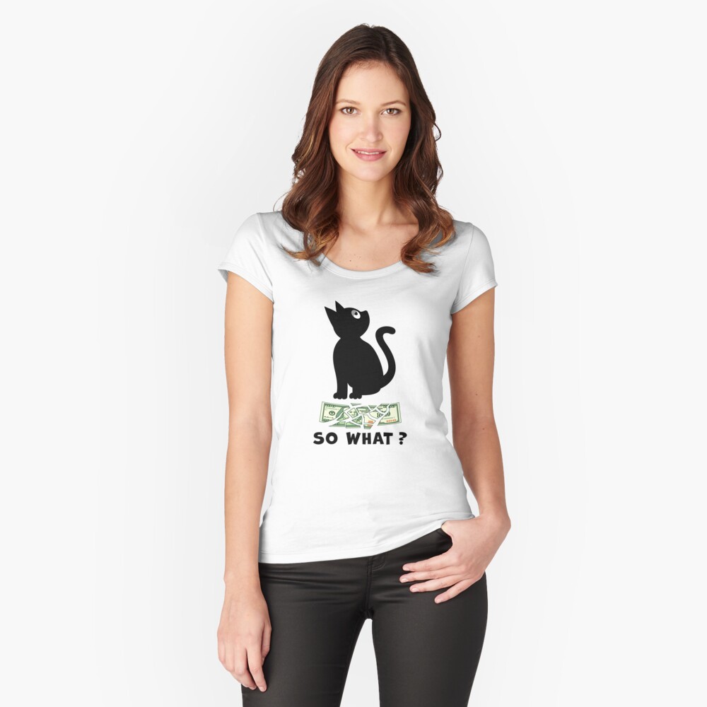 Item preview, Fitted Scoop T-Shirt designed and sold by Catinorbit.