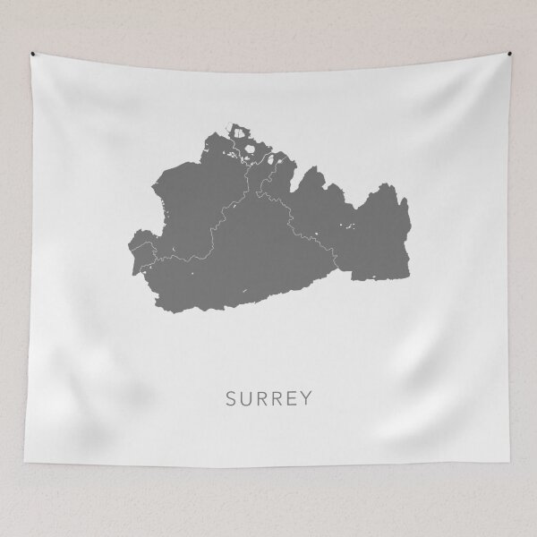 Item preview, Map of Surrey UK designed and sold by By-Danni-Marie.