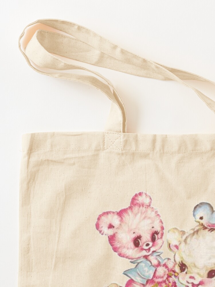 Retro Lamb Vintage Easter Kitsch Tote Bag