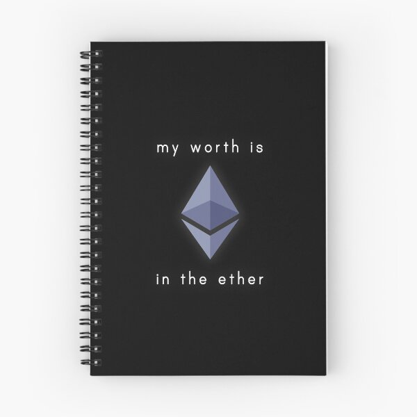Item preview, My Worth is in the Ether Ethereum ETH Logo designed and sold by Aetha.