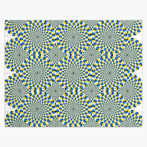 #Optical #Illusion Pattern Abstract Decoration Art Illustration Design Flower  Jigsaw Puzzle