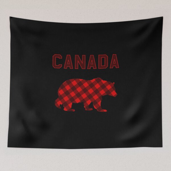 Item preview, Plaid Bear Silhouette - Text designed and sold by BoredGames.