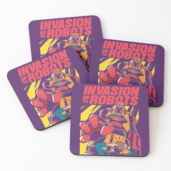 Item preview, Invasion of the Killer Robots Comic Cover | Machine Learning in Action! designed and sold by SLAG-Creative.