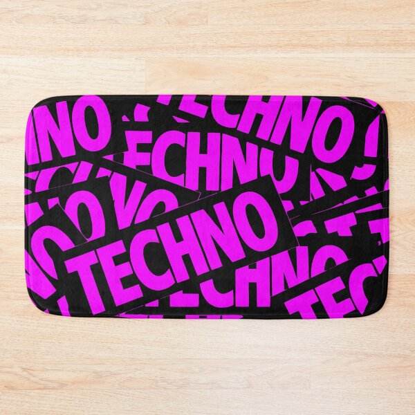 Item preview, Pink Techno, Rave, EDM Sticker Bomb designed and sold by Uncommon Cents.
