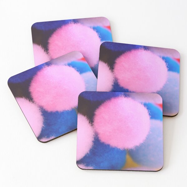 Item preview, Colorful Neon Fluffy Pompoms designed and sold by ALEX PHOTO DREAMS.