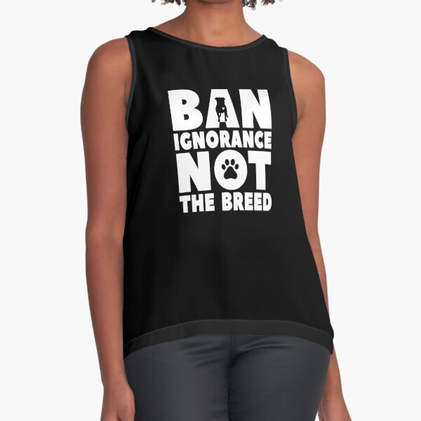 Item preview, Ban ignorance not the breed / dog power breed end bsl animal rights designed and sold by portrait4you.