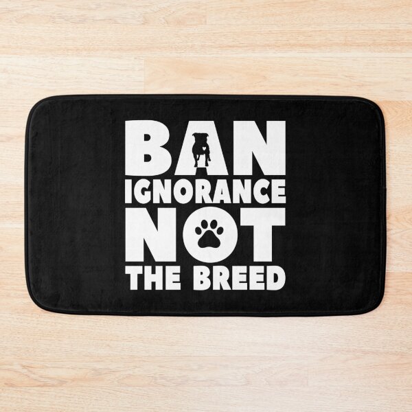 Item preview, Ban ignorance not the breed / dog power breed end bsl animal rights designed and sold by portrait4you.