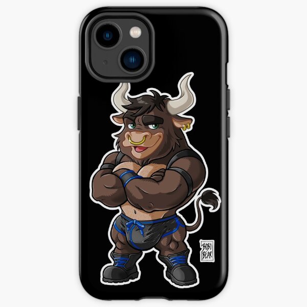 BEEFY BULL (BLUE DETAILS) - BEARZOO SERIES iPhone Tough Case
