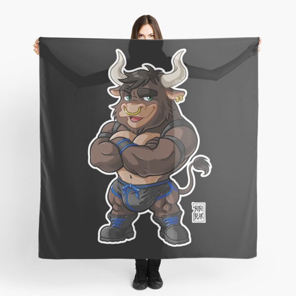BEEFY BULL (BLUE DETAILS) - BEARZOO SERIES Scarf