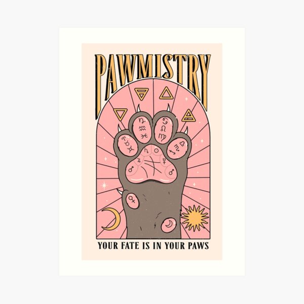 Pawmistry Art Print