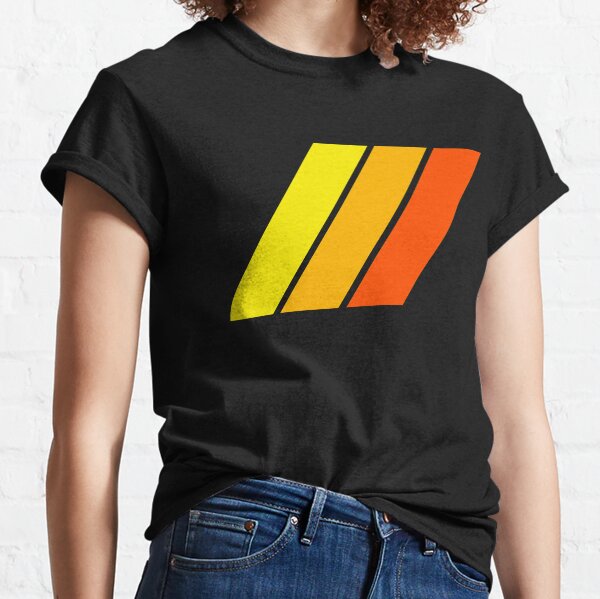 Classic Toyota Stripes Yellow/Orange/Red Classic T-Shirt