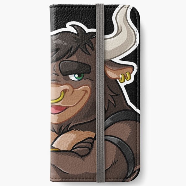 BEEFY BULL (YELLOW DETAILS) - BEARZOO SERIES iPhone Wallet