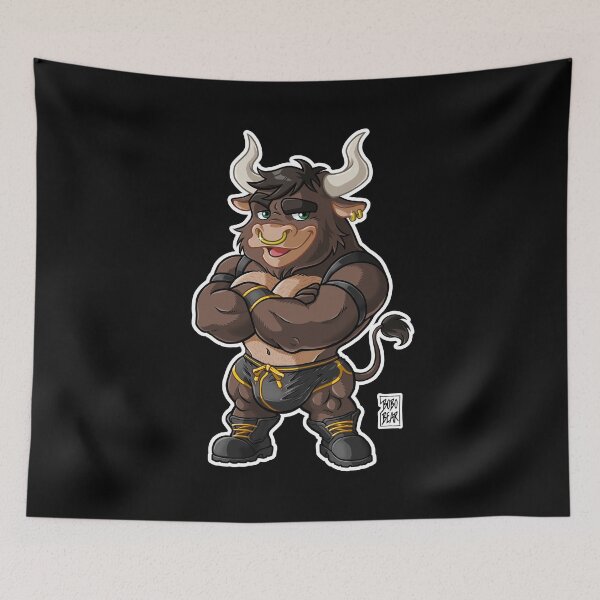 Item preview, BEEFY BULL (YELLOW DETAILS) - BEARZOO SERIES designed and sold by bobobear.