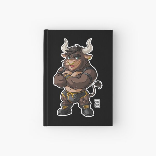 BEEFY BULL (YELLOW DETAILS) - BEARZOO SERIES Hardcover Journal