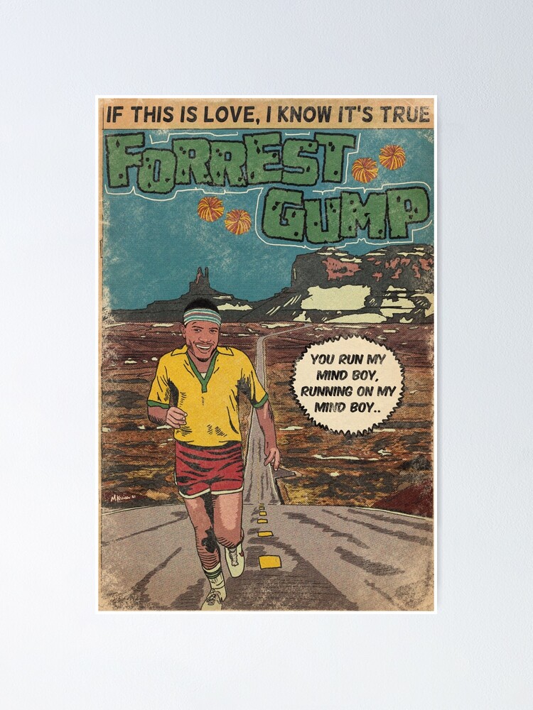 Frank Ocean Forrest Gump Comic Book Parody | Poster