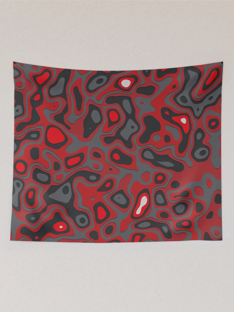 Thumbnail 2 of 3, Tapestry, Retro Abstract Pattern designed and sold by RomeoSketches.