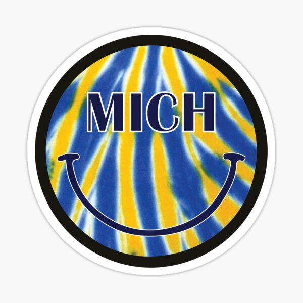 Item preview, Mich Smiley Face designed and sold by Stickerfy1.