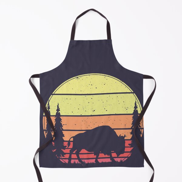 Item preview, Bison Vintage Sunset Retro - Wild Soul designed and sold by faudeltn.