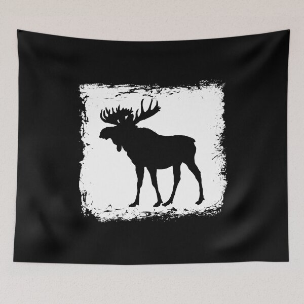 Item preview, A Big Moose Cold Winter Time designed and sold by Paulina Vanlife.