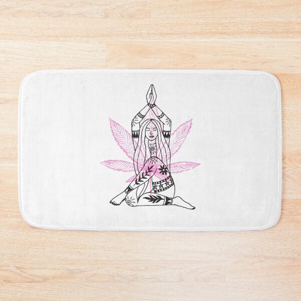 Item preview, | Meditating Girl | Smart Successful Stoner | Spiritual Weed | designed and sold by AlfaEcho.