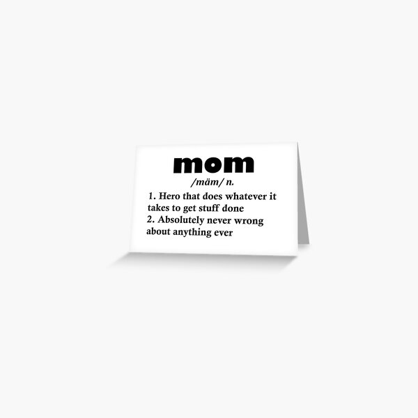 Item preview, Mother's Day MOM Definition designed and sold by Thegoodquotesss.