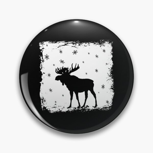 Item preview, A Moose In The Snow Cold Winter Time designed and sold by Paulina Vanlife.
