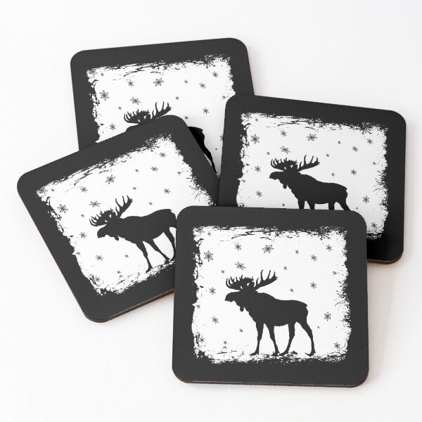 Item preview, A Moose In The Snow Cold Winter Time designed and sold by Paulina Vanlife.