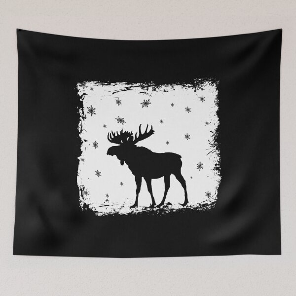 Item preview, A Moose In The Snow Cold Winter Time designed and sold by Paulina Vanlife.