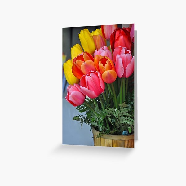 Item preview, Colorful spring tulips  designed and sold by perlphoto.