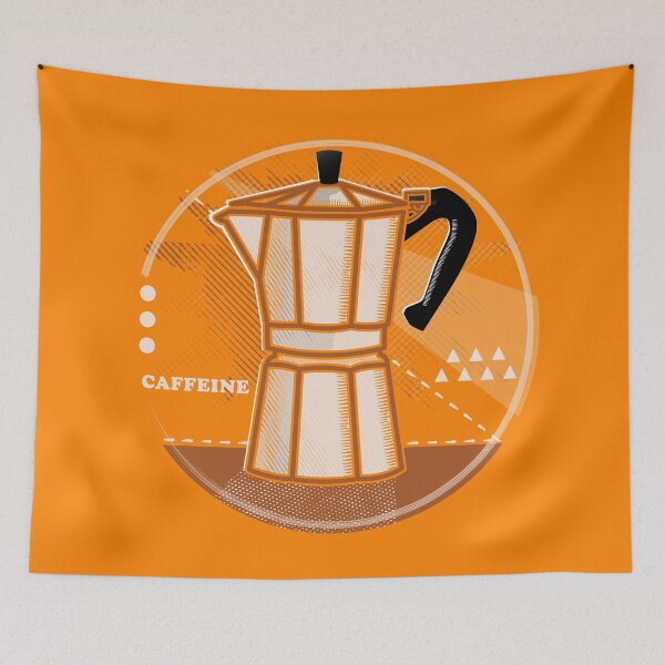 Item preview, Pop art Stovetop Espresso Maker designed and sold by piedaydesigns.