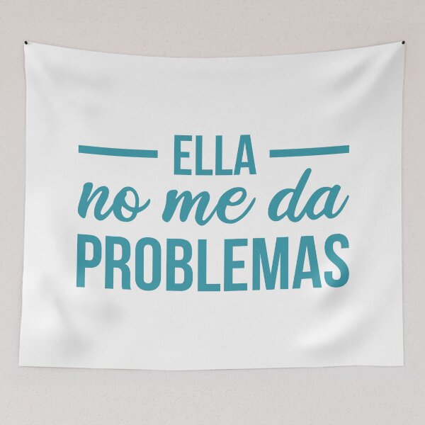 Item preview, Ella No Me Da Problemas (Azul) designed and sold by FilipeFerreira.