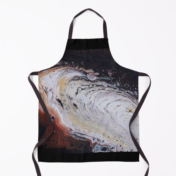 Item preview, Acrylic Ring Pour Art with greens, reds, browns, whites, and blues designed and sold by KinsleyCole.