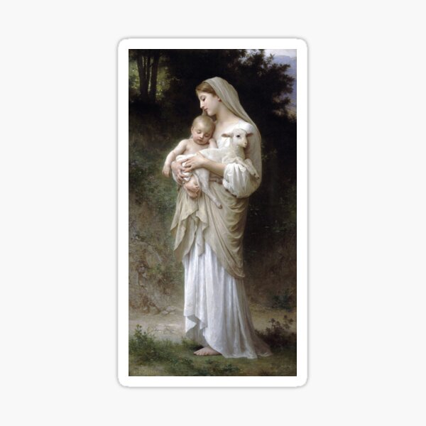 Innocence - Bouguereau Sticker