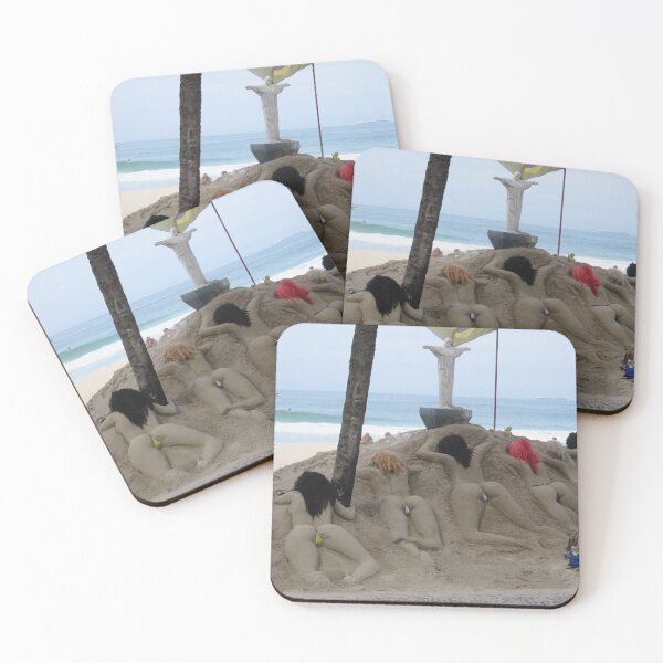 Item preview, Rio Brazil, Ipanema Beach, Copacabana Beach, Sand Sculpture designed and sold by StrongJourneys.