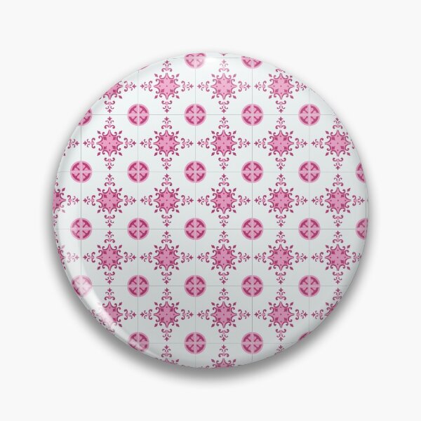 Item preview, Pink and White Frame Tile designed and sold by Timegraf.