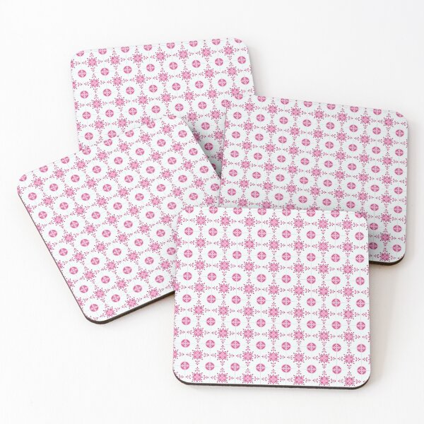Item preview, Pink and White Frame Tile designed and sold by Timegraf.