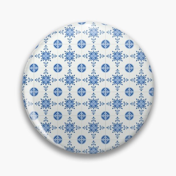 Item preview, Blue and White Frame Tile designed and sold by Timegraf.